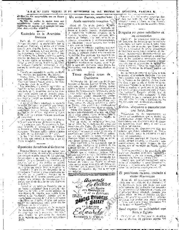 ABC SEVILLA 27-09-1957 página 8