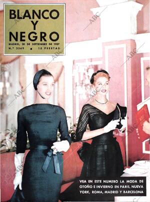 BLANCO Y NEGRO MADRID 28-09-1957 página 1