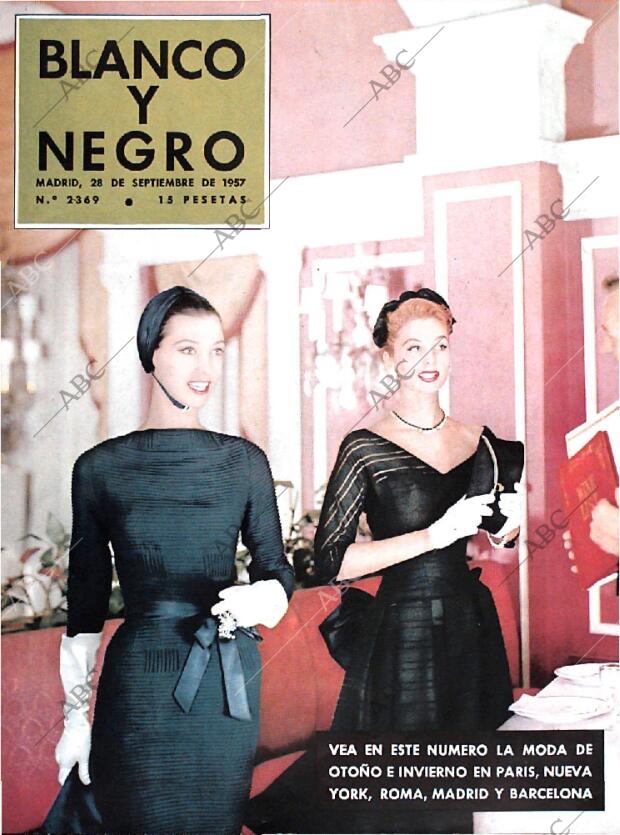 BLANCO Y NEGRO MADRID 28-09-1957 página 1