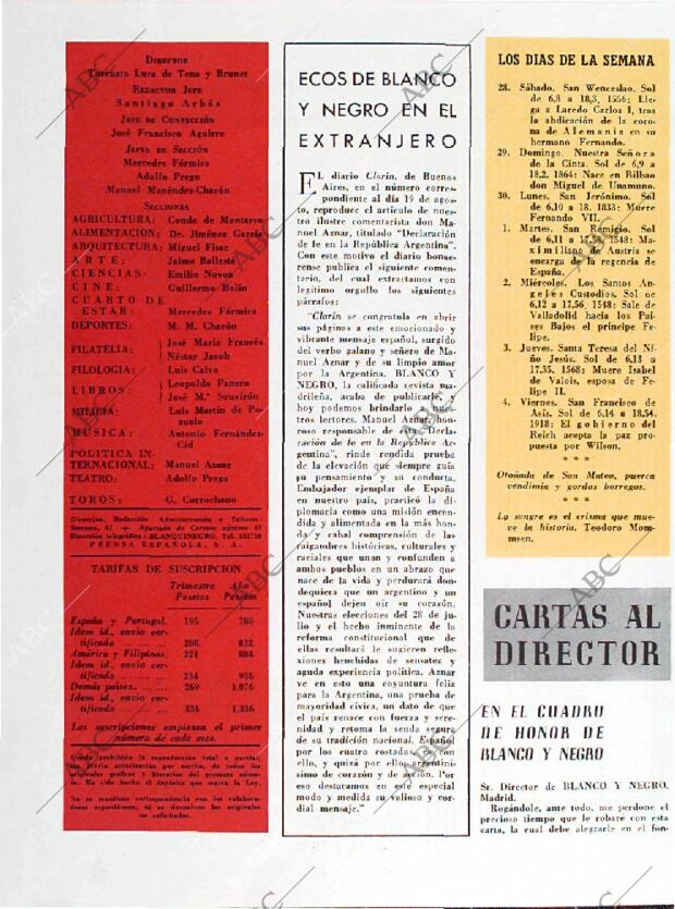 BLANCO Y NEGRO MADRID 28-09-1957 página 4