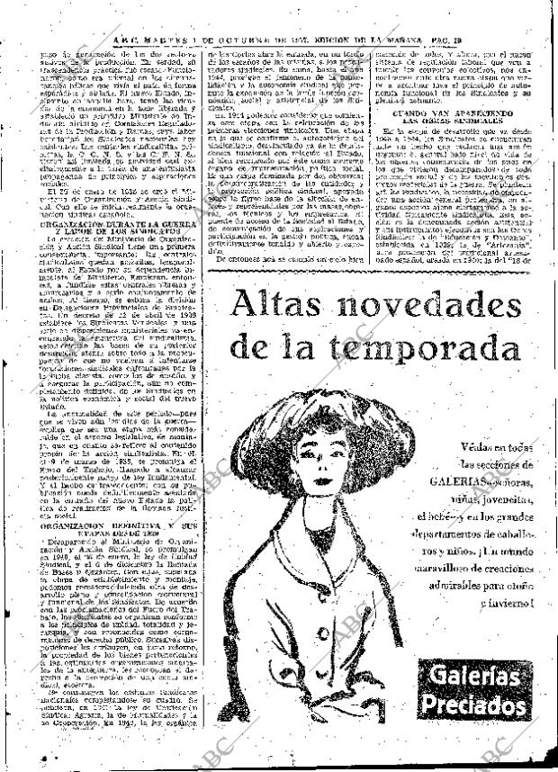 ABC MADRID 01-10-1957 página 19