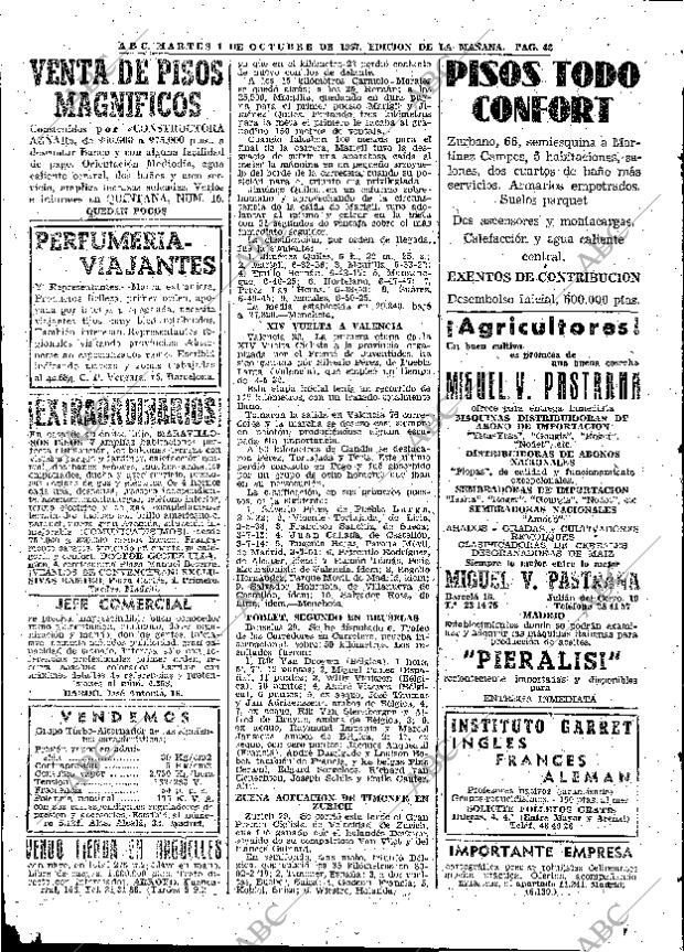 ABC MADRID 01-10-1957 página 42