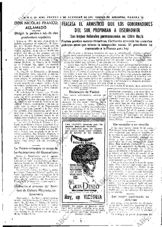 ABC SEVILLA 03-10-1957 página 11