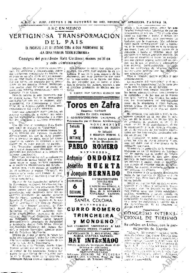 ABC SEVILLA 03-10-1957 página 16