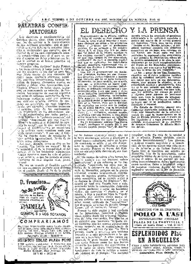 ABC MADRID 04-10-1957 página 42