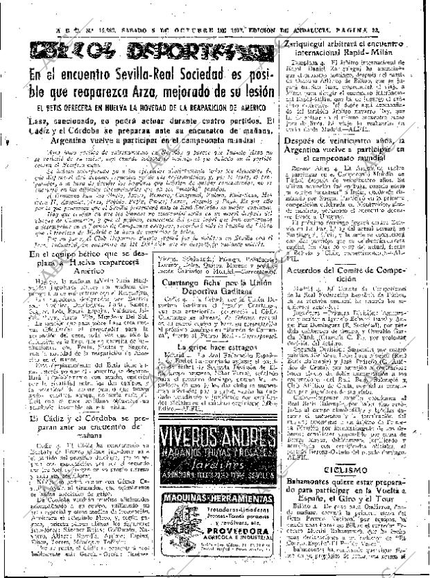 ABC SEVILLA 05-10-1957 página 23