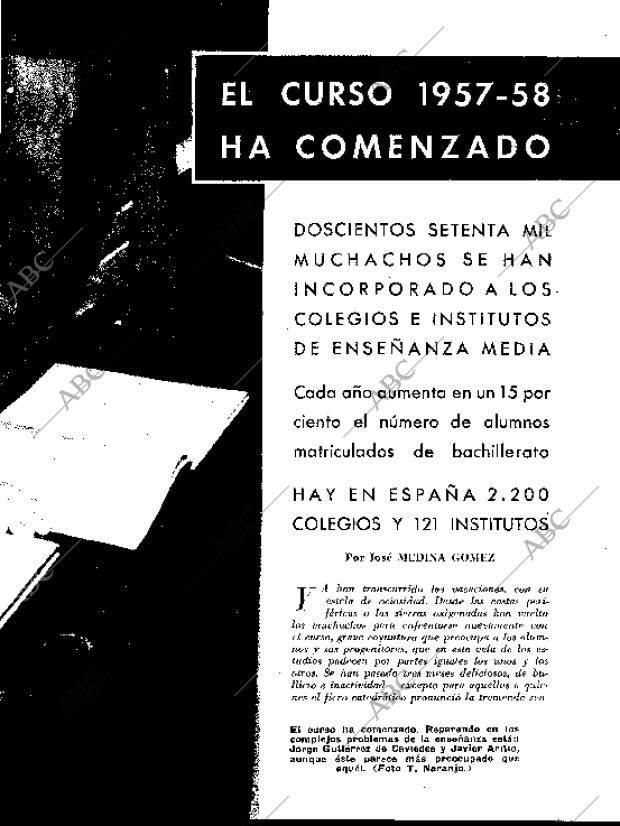 BLANCO Y NEGRO MADRID 05-10-1957 página 19