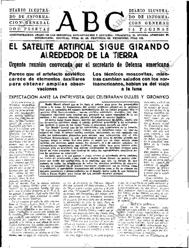 ABC SEVILLA 06-10-1957 página 23