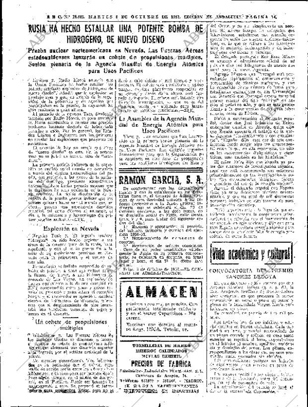 ABC SEVILLA 08-10-1957 página 14