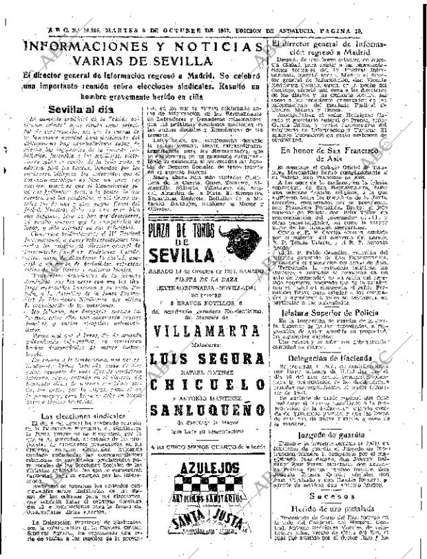 ABC SEVILLA 08-10-1957 página 19