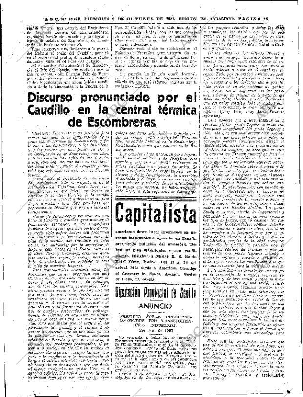 ABC SEVILLA 09-10-1957 página 16