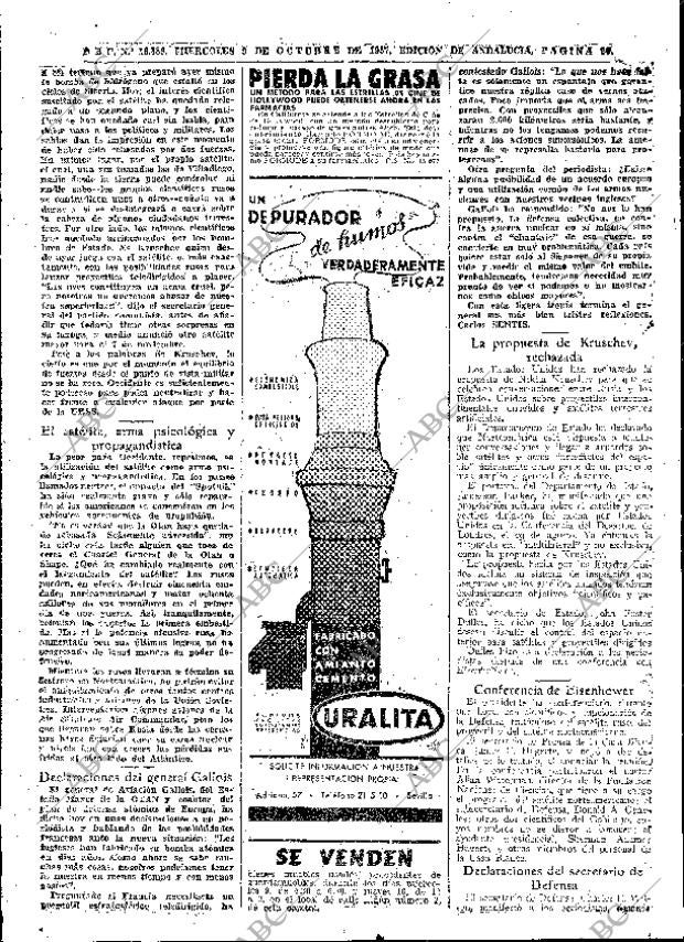 ABC SEVILLA 09-10-1957 página 20