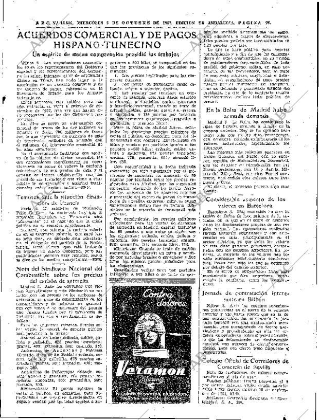 ABC SEVILLA 09-10-1957 página 27