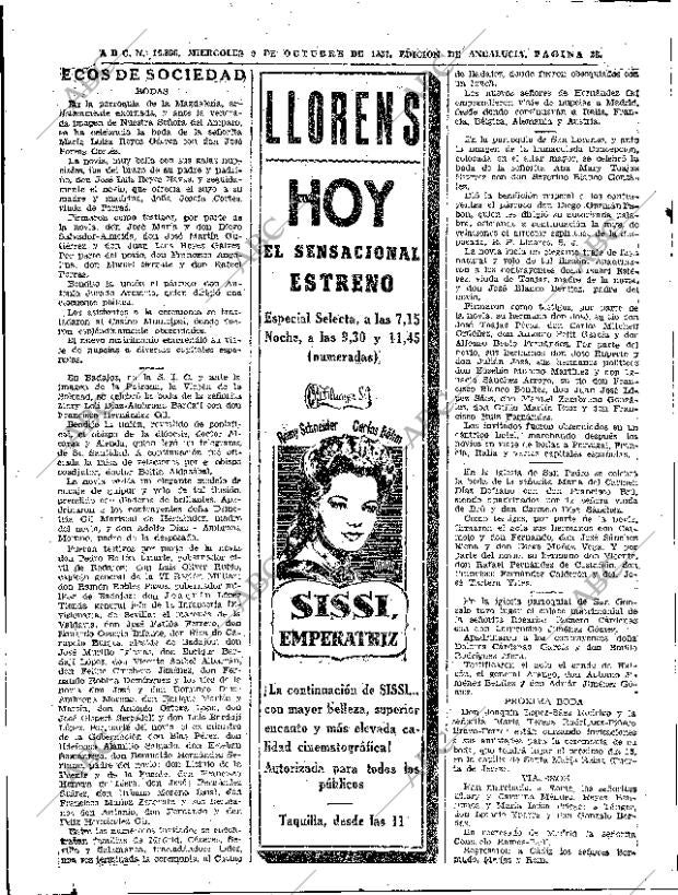 ABC SEVILLA 09-10-1957 página 28
