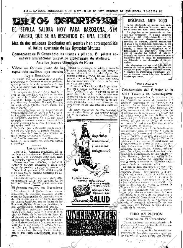 ABC SEVILLA 09-10-1957 página 31