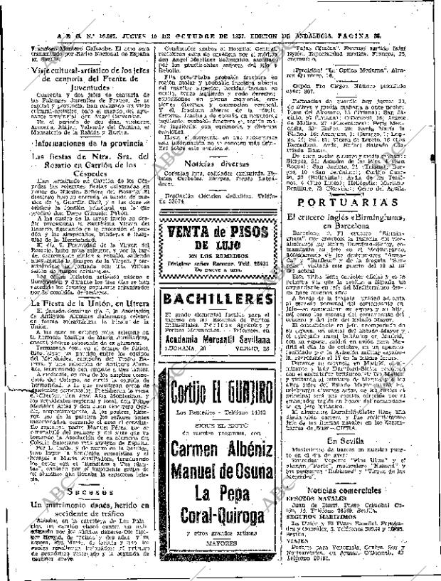 ABC SEVILLA 10-10-1957 página 30