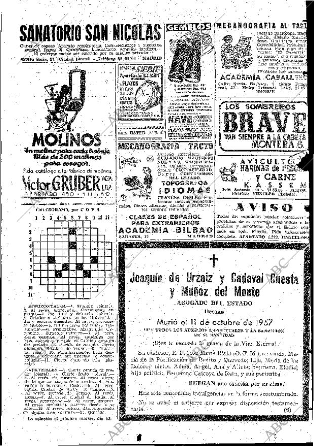 ABC MADRID 13-10-1957 página 106