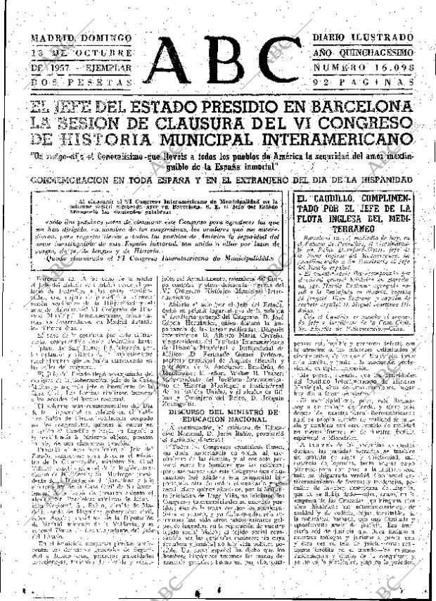 ABC MADRID 13-10-1957 página 63