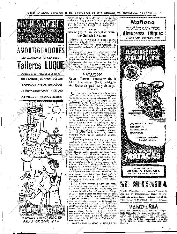 ABC SEVILLA 13-10-1957 página 42