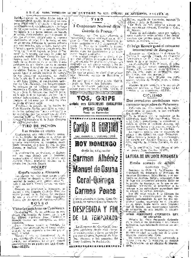 ABC SEVILLA 13-10-1957 página 43