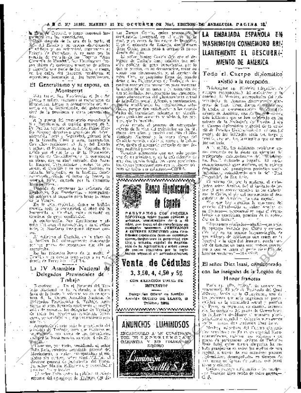 ABC SEVILLA 15-10-1957 página 16