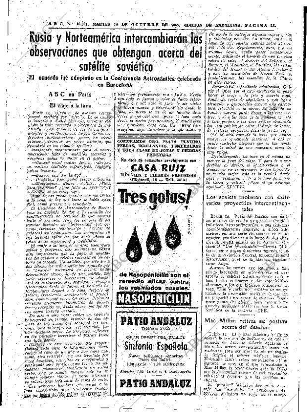 ABC SEVILLA 15-10-1957 página 25