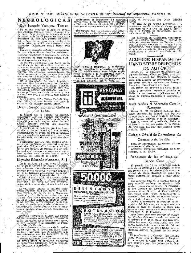 ABC SEVILLA 15-10-1957 página 30