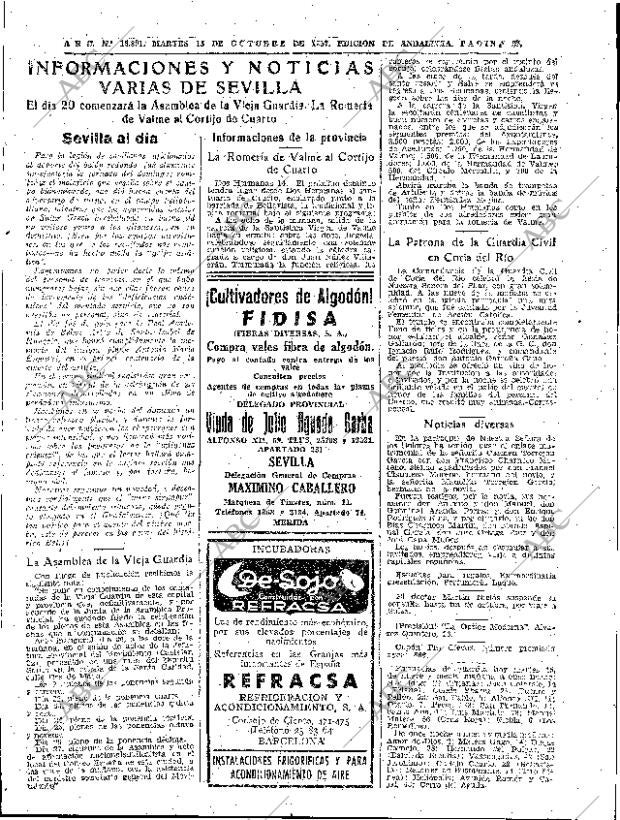 ABC SEVILLA 15-10-1957 página 33