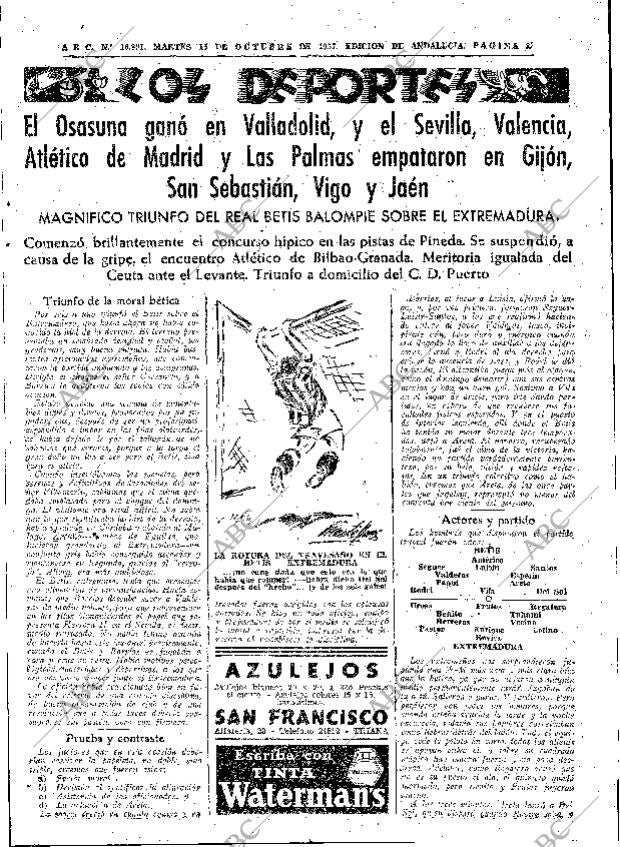 ABC SEVILLA 15-10-1957 página 35