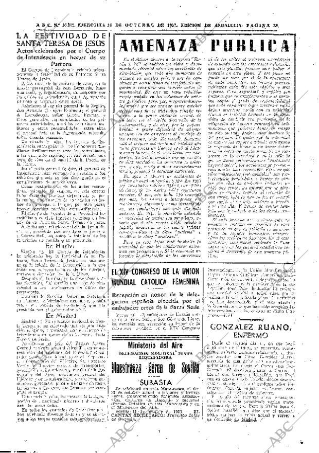 ABC SEVILLA 16-10-1957 página 28