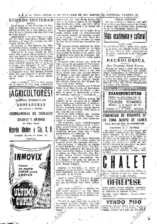 ABC SEVILLA 17-10-1957 página 28