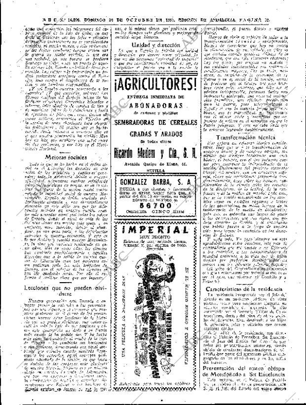 ABC SEVILLA 20-10-1957 página 32