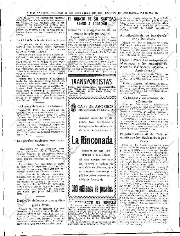 ABC SEVILLA 20-10-1957 página 38
