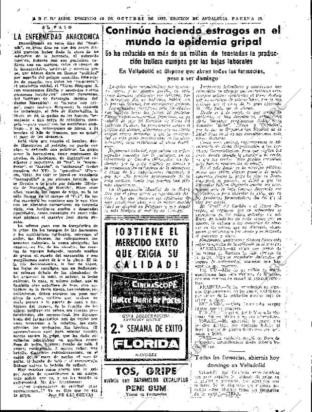 ABC SEVILLA 20-10-1957 página 49