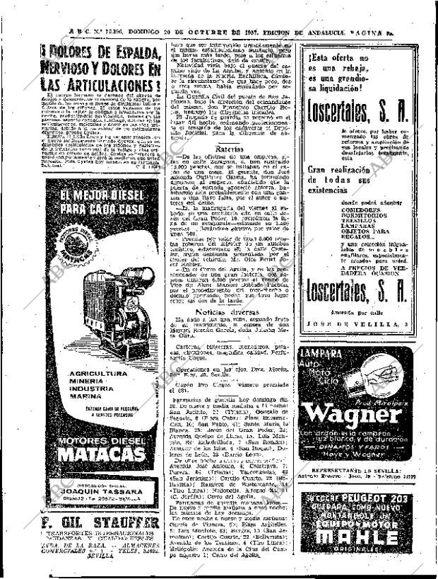 ABC SEVILLA 20-10-1957 página 52