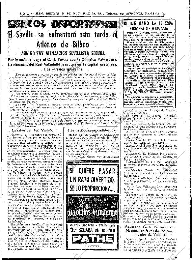 ABC SEVILLA 20-10-1957 página 53
