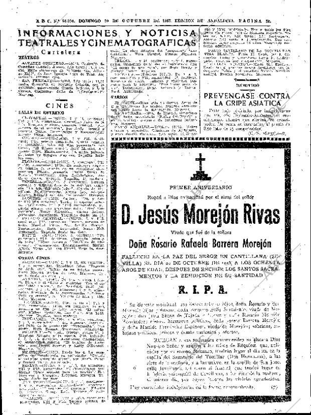 ABC SEVILLA 20-10-1957 página 58