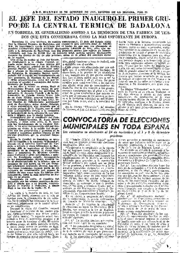 ABC MADRID 22-10-1957 página 23