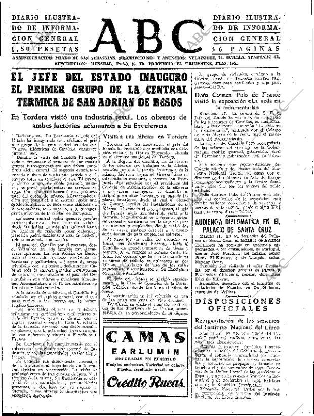 ABC SEVILLA 22-10-1957 página 15