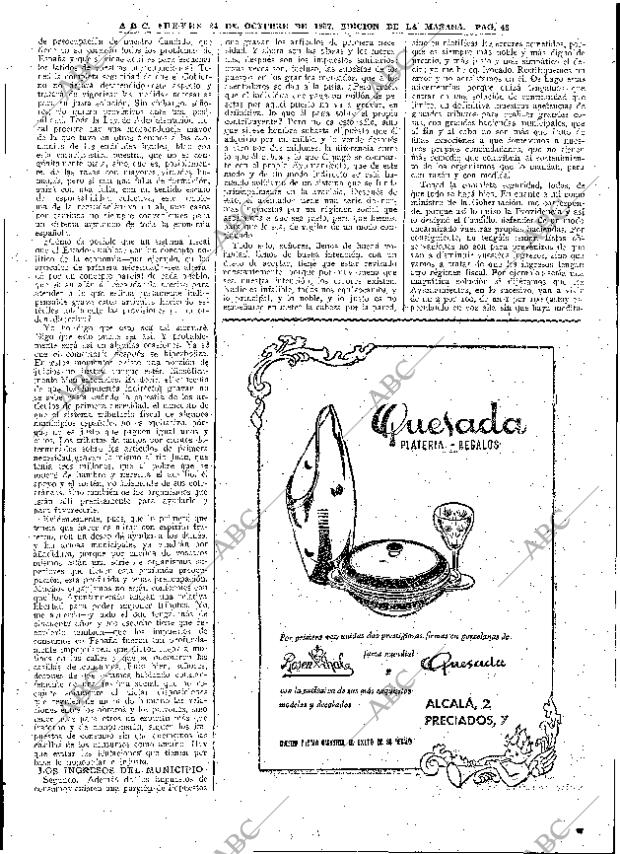 ABC MADRID 24-10-1957 página 43