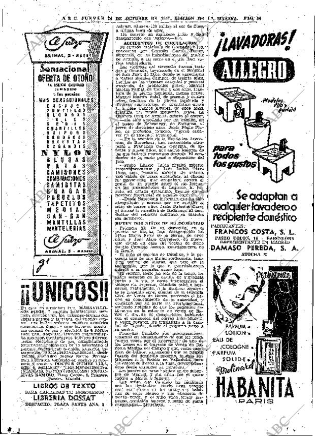 ABC MADRID 24-10-1957 página 54