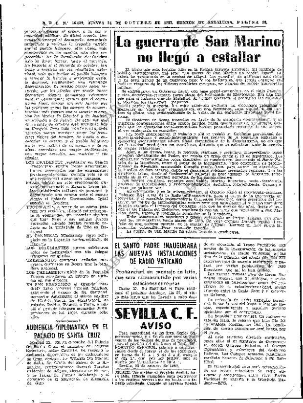 ABC SEVILLA 24-10-1957 página 20