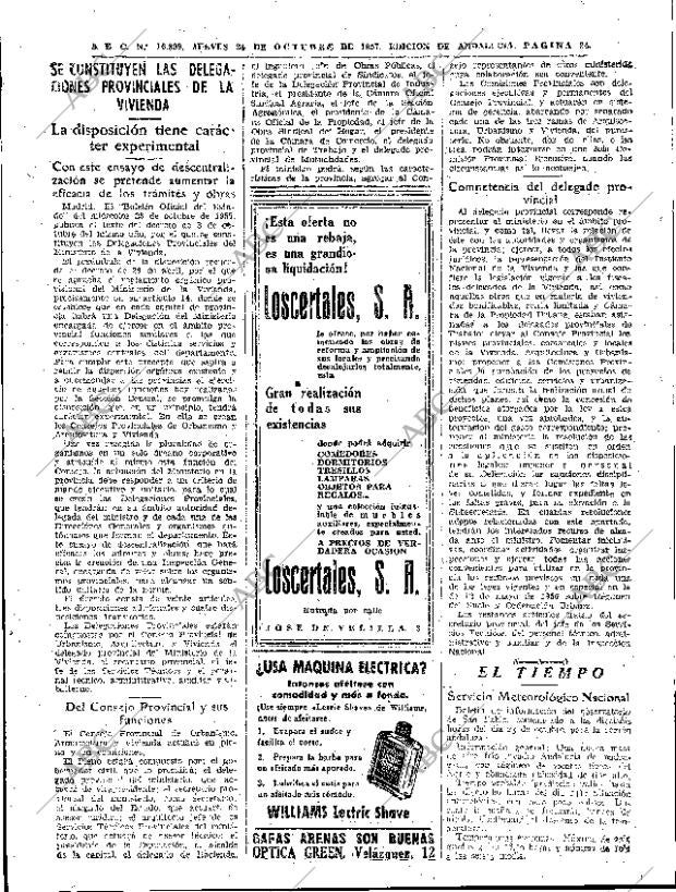 ABC SEVILLA 24-10-1957 página 24