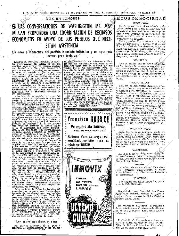 ABC SEVILLA 24-10-1957 página 27