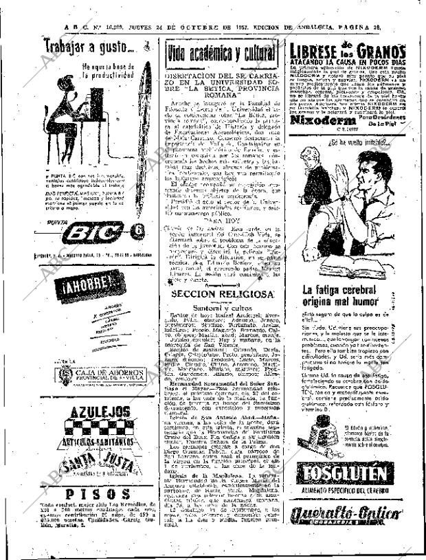 ABC SEVILLA 24-10-1957 página 28