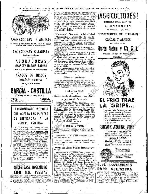 ABC SEVILLA 24-10-1957 página 30