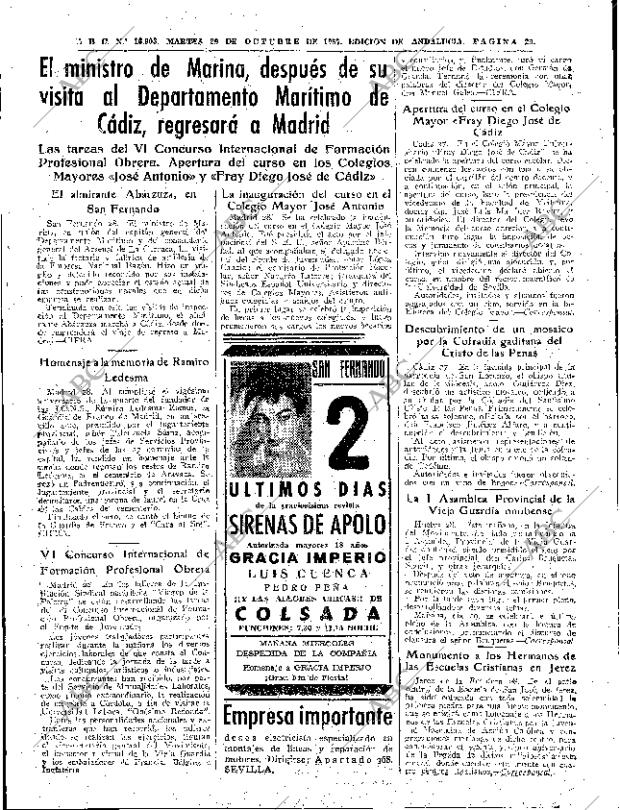 ABC SEVILLA 29-10-1957 página 29