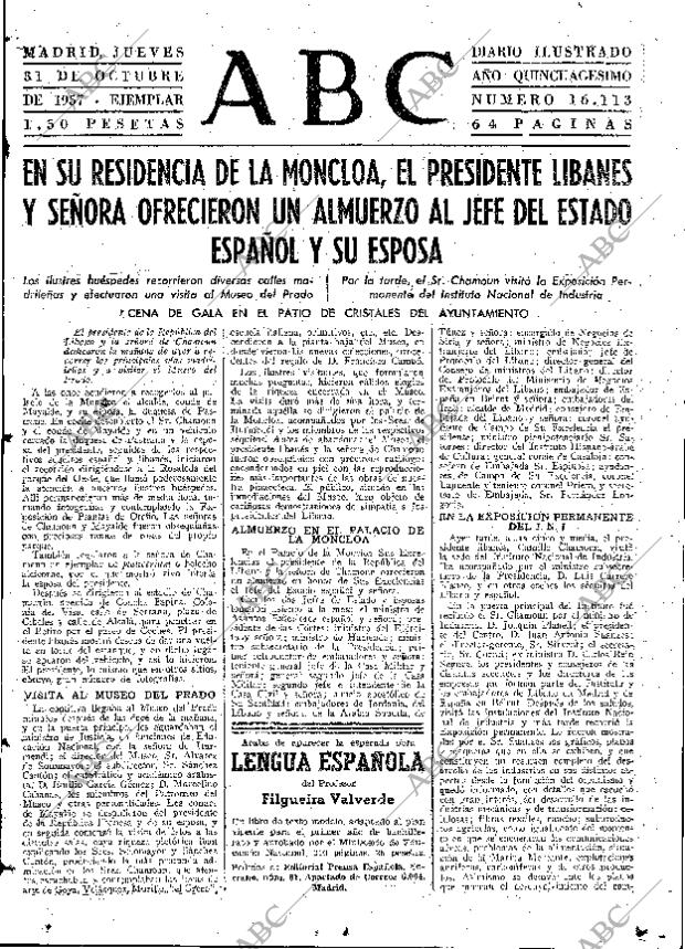 ABC MADRID 31-10-1957 página 23