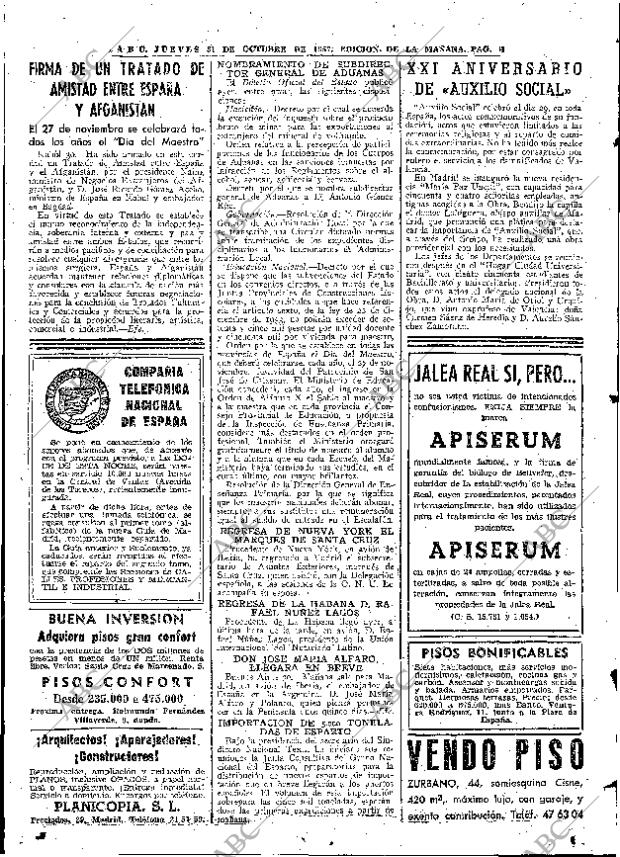 ABC MADRID 31-10-1957 página 40