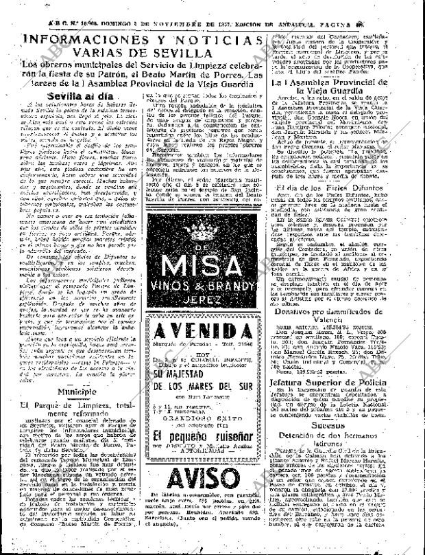 ABC SEVILLA 03-11-1957 página 47